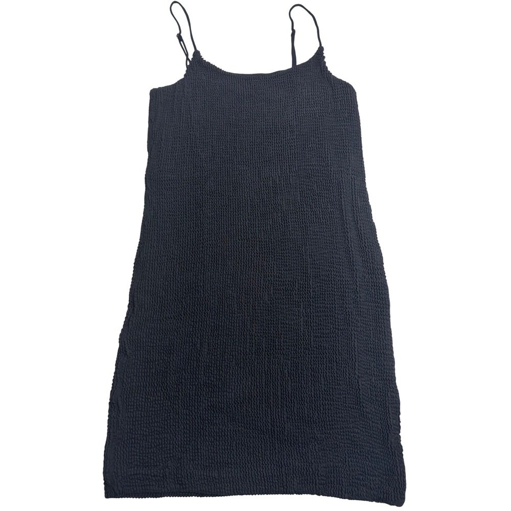 Z Supply Mini Dress Women's Black Excellent Textured Popcorn Knit M/L